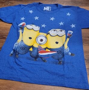 Minions Blue Kids T-Shirt
